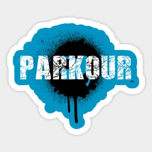 Parkour - paint Sticker